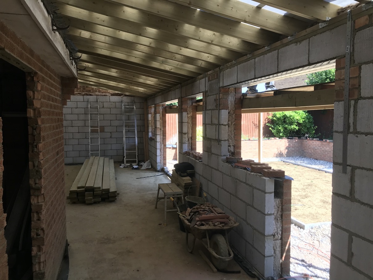 Single Storey Back House Extension Old Farm Park