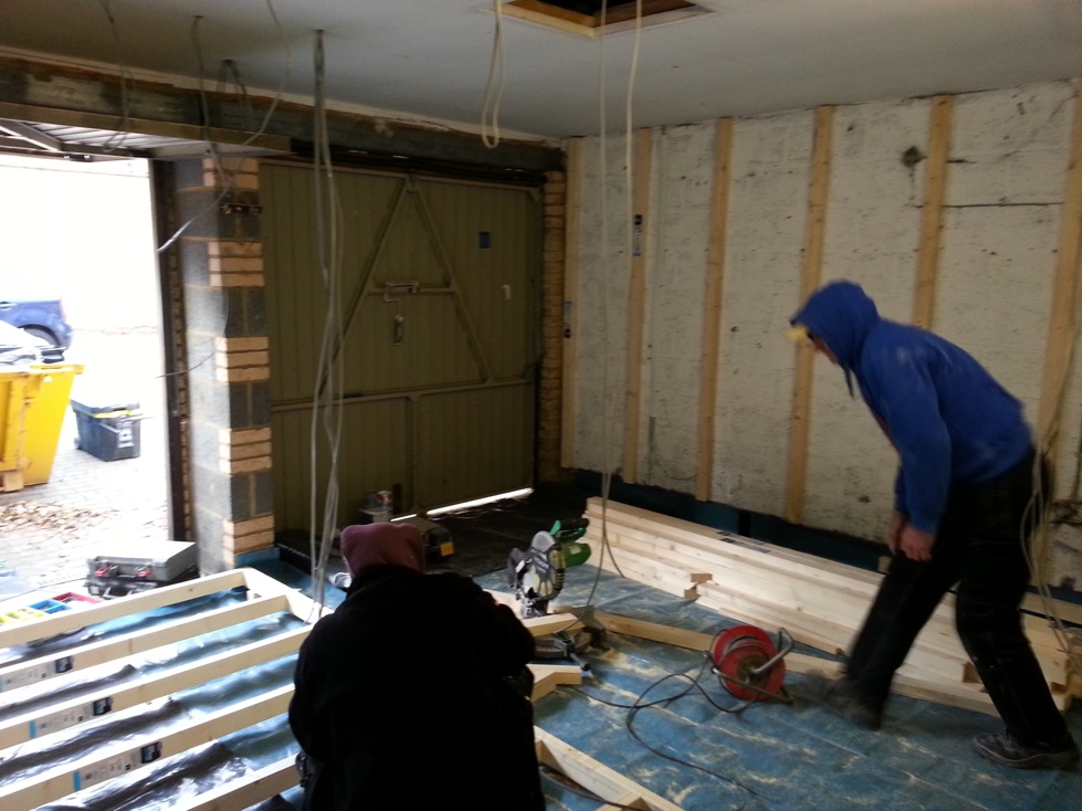 Double Garage Conversion in Fishermead