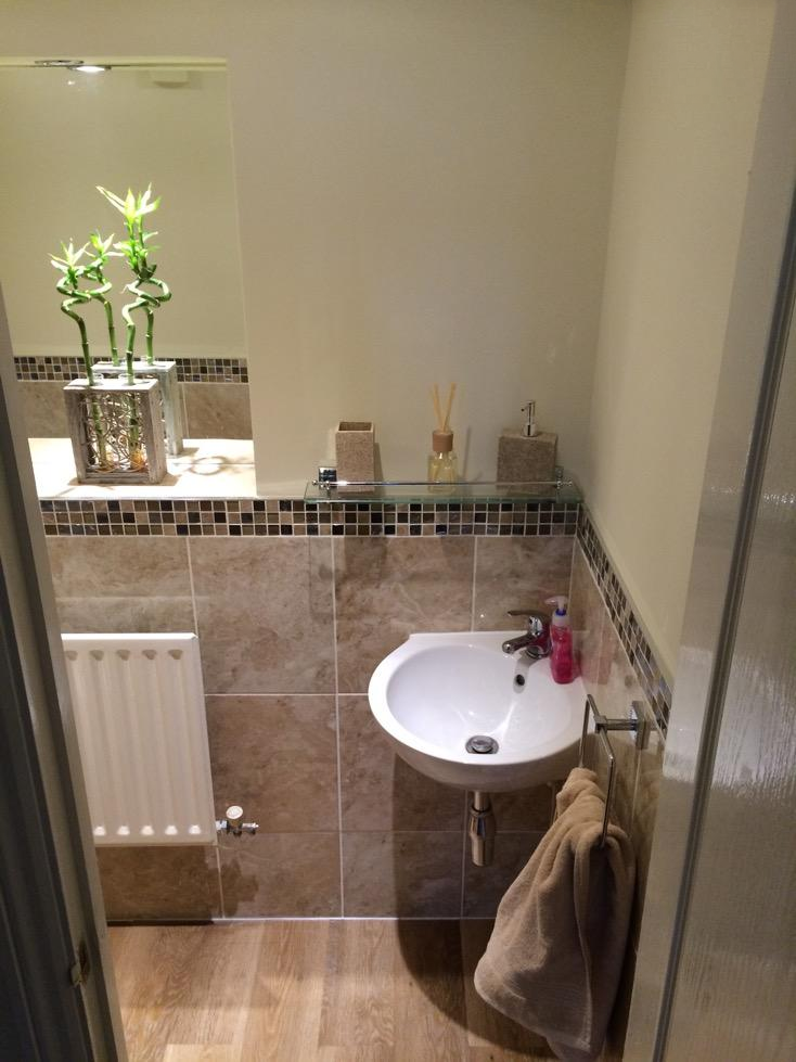 Cloakroom renovation in Furzton