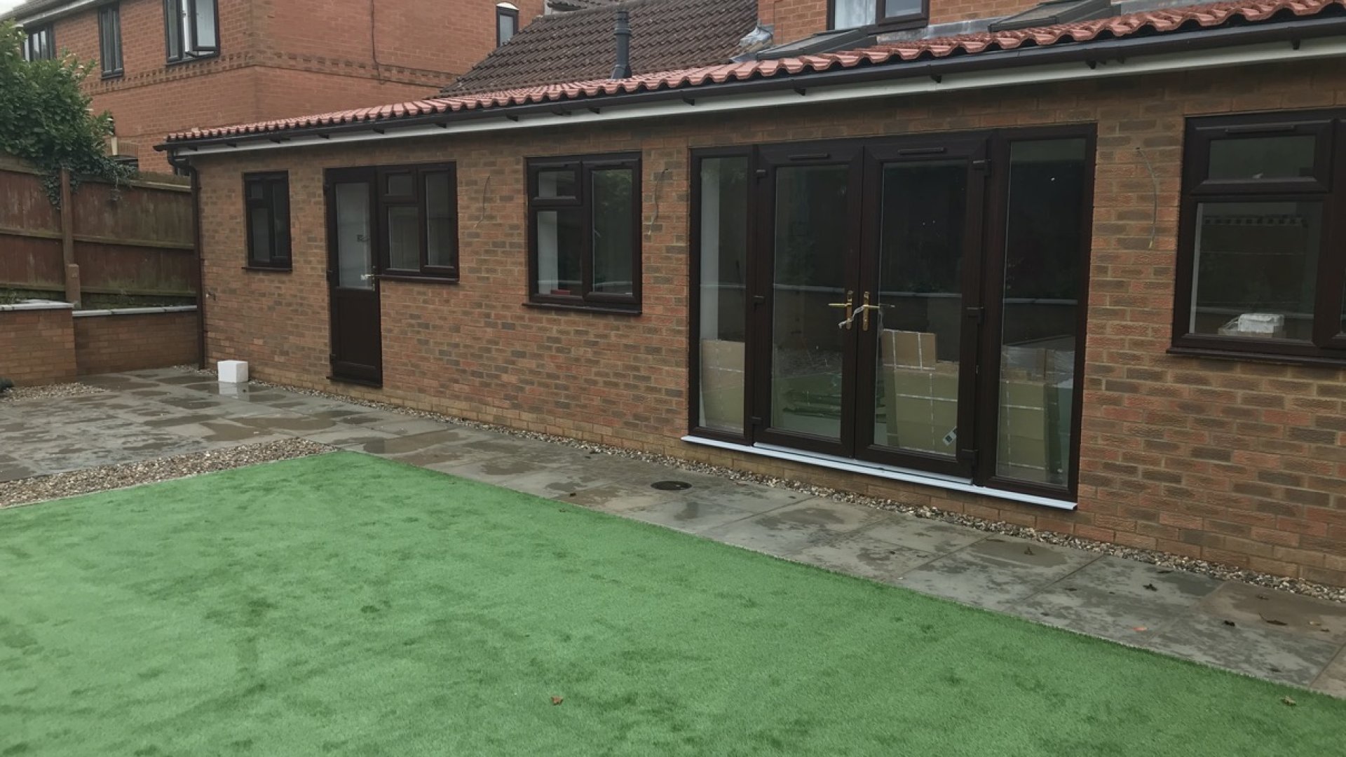 Single storey home extension completed in Broughton Milton Keynes by Crownhill Building Services