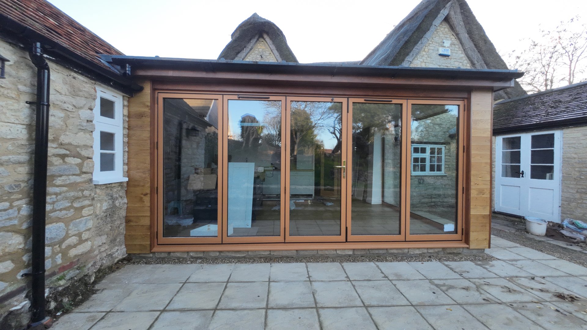 House extension under construction in Milton Keynes by Crownhill Building Services